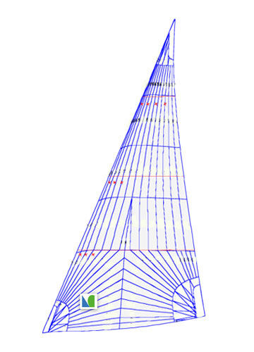 Génova - WINDSEEKER  - Lidgard Sailmakers - para velero de regata y crucero / corte triradiale