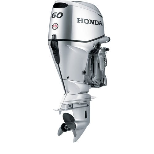 Motor fueraborda - BF60 - Honda Marine - gasolina / para embarcación de recreo / refrigerado por agua