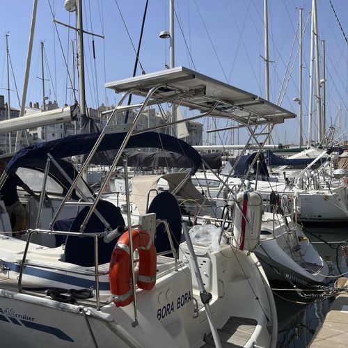 Arco para velero - MPI-INOX - a medida / con pescante / para panel solar