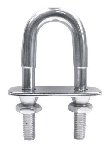 Grillete - U-BOLT WITH 2 COUNTER PLATES AND SHEAR NUTS - MPI-INOX