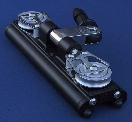 Carro para tangón con conector - OH MARINE EQUIPMENT - con polea