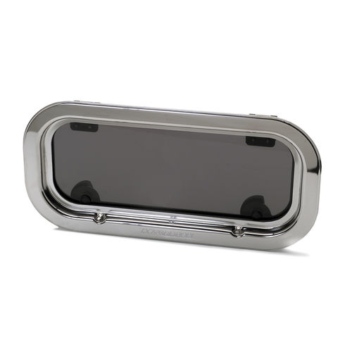 Portillo rectangular - A2120-200CH - RUTGERSON - para barco / abrible / con bordes redondeados