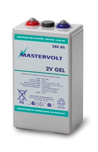 Batería marina - MVSV - Mastervolt - 2V / de gel