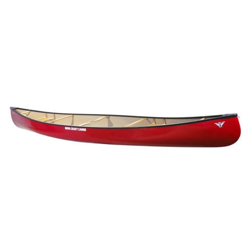 Canoa canadiense - PROSPECTOR 18' - Nova Craft - de aguas bravas / para 2 personas / de fibra de vidrio