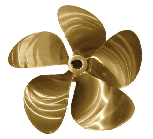 Hélice para barco - CompuQuin 5B - Austral Propeller - de paso fijo / eje de hélice / 5 palas
