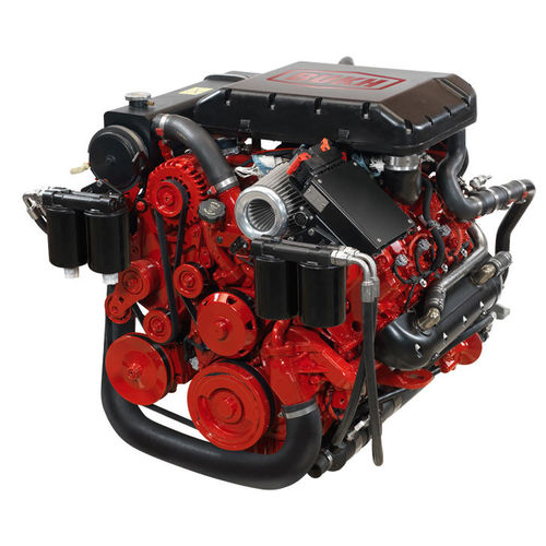 Motor intraborda - V8 - BUKH - diésel / para barco profesional / turbo con geometría variable