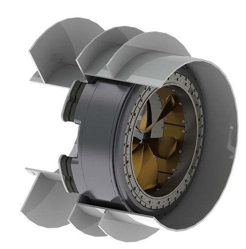 Propulsor acimutal - SRT series - Schottel - para buque / eléctrico / compacto