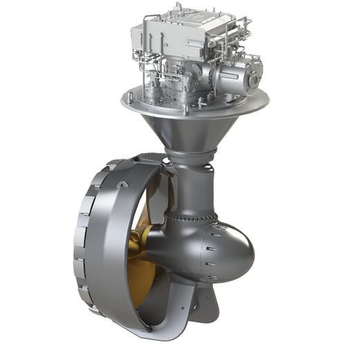 Propulsor timón - SRP series - Schottel - para buque / eléctrico / compacto