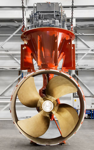 Sistema de propulsión para barco profesional - SYDRIVE-E - Schottel - híbrido / eléctrico