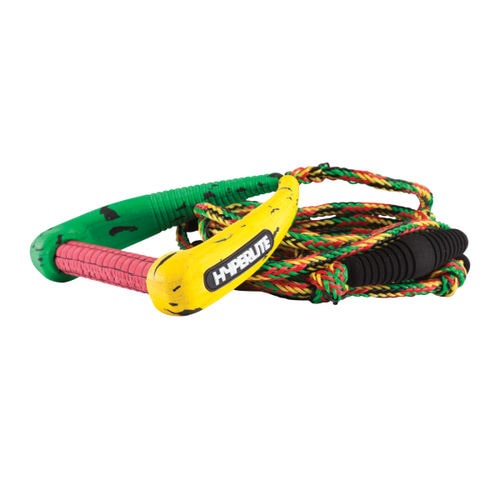Cuerda de arrastre para wakesurf - 25' PRO W/ RASTA - Hyperlite