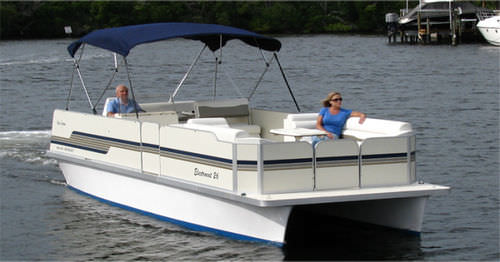Barco pontón intraborda - ElectroCat - Ray Electric Outboard - eléctrico / de pesca deportiva