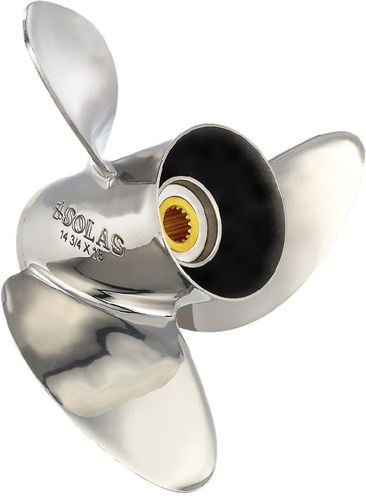 Hélice para barco - HR TITAN 3 - SOLAS Propellers - de paso fijo / fueraborda y stern-drive / 3 palas
