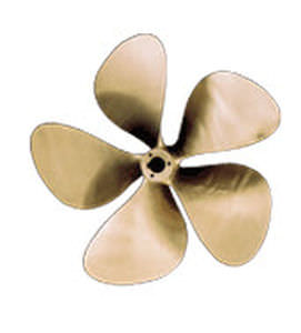 Hélice para barco - M-500 - Michigan Wheel Corporation - de paso fijo / línea de eje / 5 palas