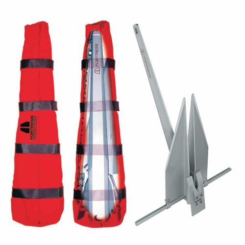Toldo de invernada de barco - Stowaway System - Fortress Marine Anchors - rojo
