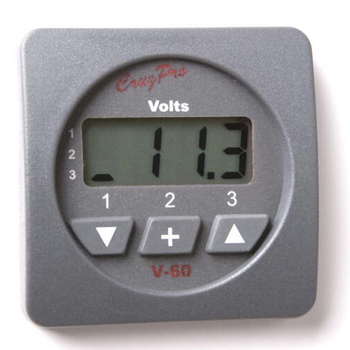Voltímetro para barcos digital - V60 - Cruzpro