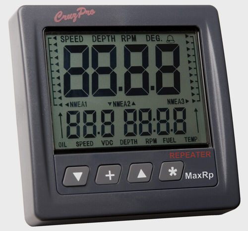 Visualizador para barco - MaxRp110 - Cruzpro - multiusos / digital / GPS