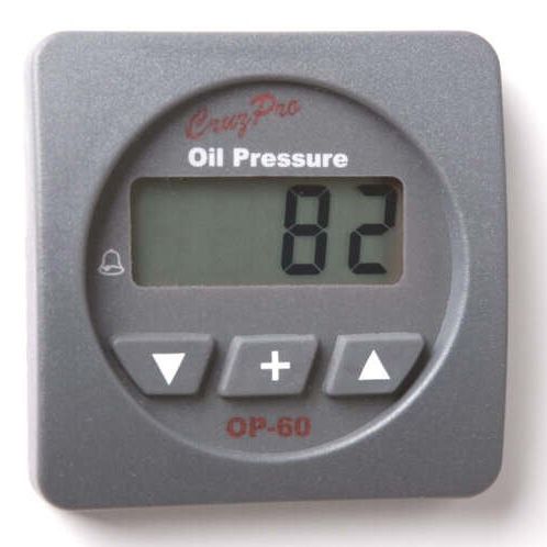 Indicador para barco - OP60 - Cruzpro - de presión de aceite / digital / para motor