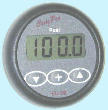 Indicador para barco - FU30 - Cruzpro - de nivel / digital / para depósito de combustible