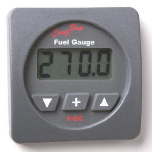 Indicador para barco - F60  - Cruzpro - de nivel / digital / para depósito de combustible