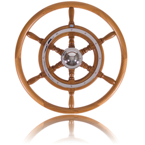 Volante para barco de motor de teca - 02 - Stazo marine equipment bv - de caoba / clásico