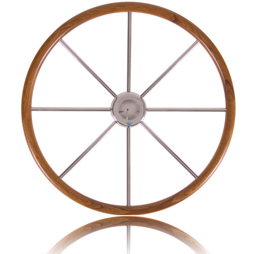Volante para barco de motor de teca - 13 - Stazo marine equipment bv - clásico