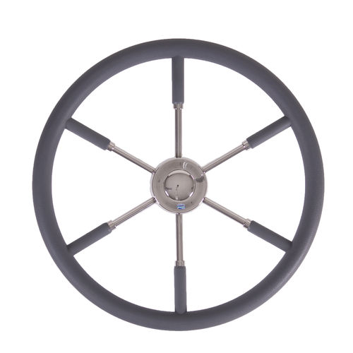 Volante para barco de motor barnizado con poliuretano - 12 - 6 spokes - Stazo marine equipment bv - clásico