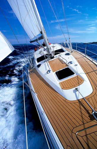 Revestimiento de cubierta antideslizante - Marinedeck 2000® - Stazo marine equipment bv - aspecto teca
