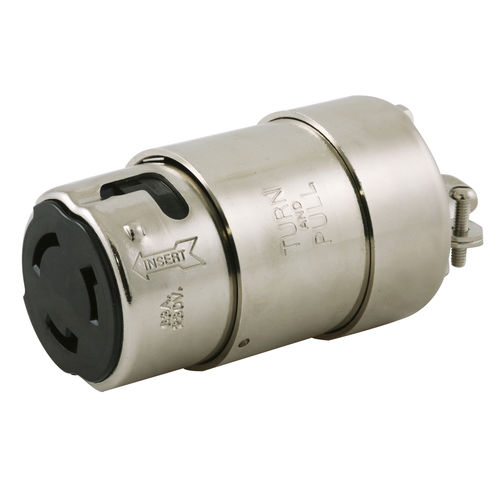 Enchufe estanco para pantalán - HBL363CRC - Hubbell Marine Electrical Products - hembra