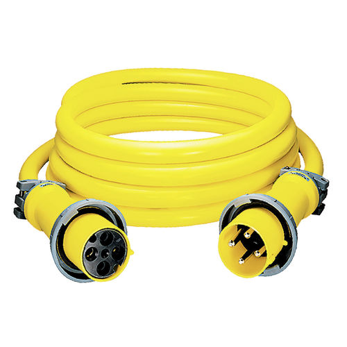 Cable alargador - CS75IT4 - Hubbell Marine Electrical Products - para barco / con toma de corriente hermética