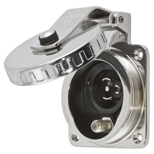 Enchufe estanco para pantalán - HBLPHTVSS - Hubbell Marine Electrical Products - hembra