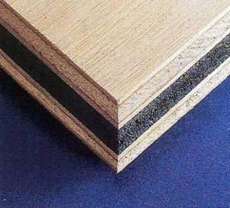 Panel sándwich para aislamiento acústico - Acoustic Panels - World Panel Products Inc - de caucho / de madera