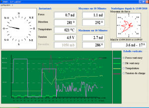 Software de previsión del tiempo - StatMETEO - LCJ Capteurs - para barco