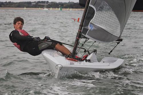 Barco de vela ligera individual - D-Zero - Devoti Sailing - skiff / de regata / cat boat