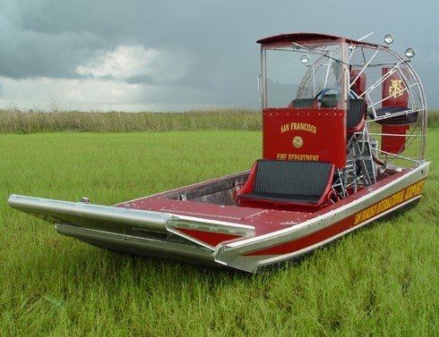 Hidrodeslizador comercial - SAN FRANCISCO - Diamond Back Airboats - de búsqueda y rescate