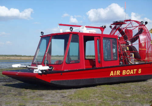 Hidrodeslizador comercial - SEARCH 17 - Diamond Back Airboats - de búsqueda y rescate