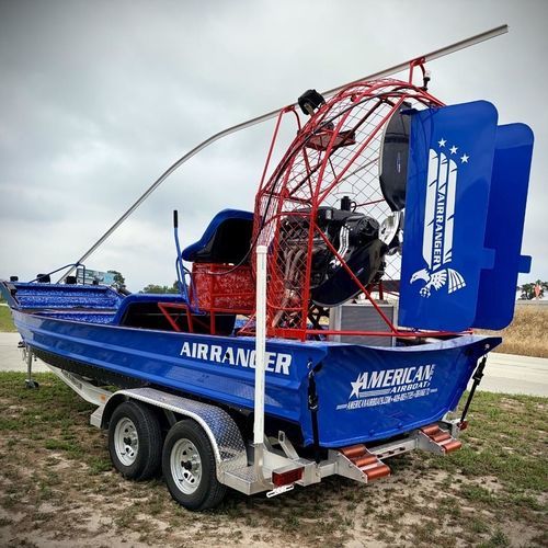 Hidrodeslizador profesional - American Airboats - de búsqueda y rescate
