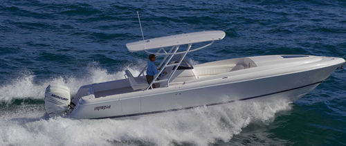 Walkaround fueraborda - 327 CUDDY - Intrepid - bimotor / de pesca deportiva / con T-top