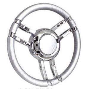 Volante para barco de motor de carbono - CARLOTTA SILVER - Livorsi Marine - de diseño