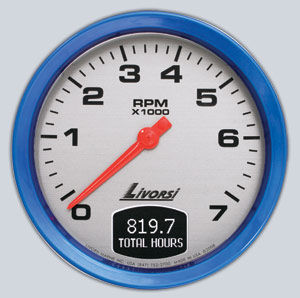 Cuentarrevoluciones analógico - Master - Livorsi Marine - para barco / con contador de horas para motor