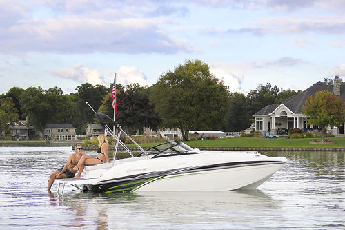 Deck-boat intraborda - SD 187 I/O - Hurricane - con doble consola / de wakeboard / 10 personas máx.