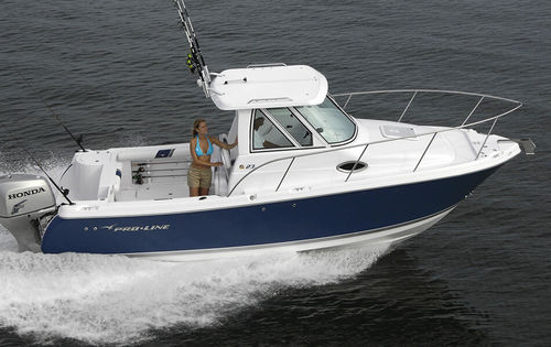 Cabin-cruiser fueraborda - 23 XP - Pro Line Boats - con hard-top / de buceo / de pesca deportiva