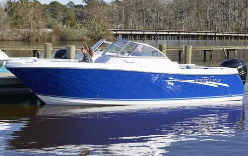 Runabout fueraborda - 23 DUAL CONSOLE - Pro Line Boats - bow-rider / con doble consola