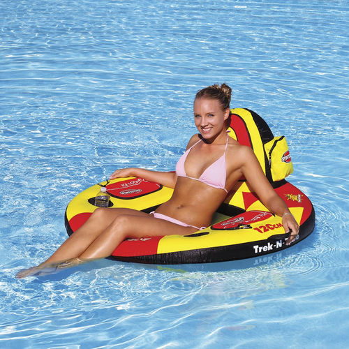 Sillón flotante para centro de ocio - TREK-N-TUBE - Sportsstuff - con almacenamiento
