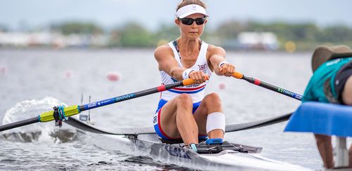 Bote de remo de regata - COBRA - Wintech Racing - skiff