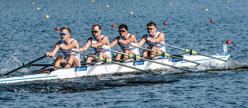Bote de remo de regata - F11 - Filippi - cuatro scull