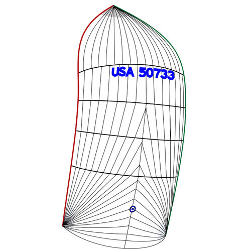 Spinnaker asimétrico - Vector - Neilpryde Sails - para velero de regata y crucero