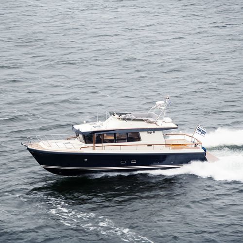 Barco cabinado intraborda - 46 - Targa - bimotor / con fly / offshore