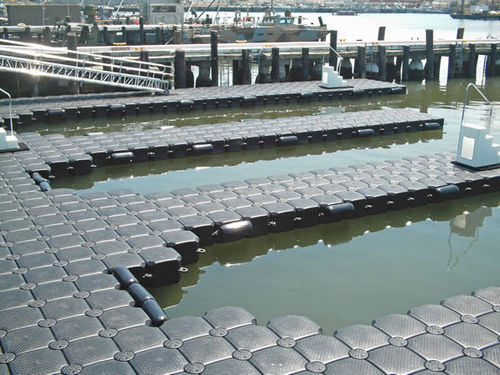 Pantalán modular - Jet dock - flotante / de amarre / para puerto deportivo