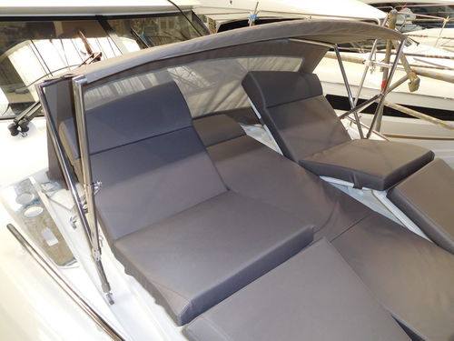 Bimini top para caseta del timón - Canopy - NVequipment - para barco / para velero / con estructura de acero inoxidable