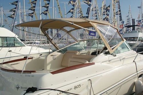 Capota de roof para barco - Horizon Sprayhood - NVequipment - para caseta del timón / estructura de aluminio / transparente